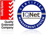 Quality standard marks. ISO 9001:2000. Licence no. QEC20311.